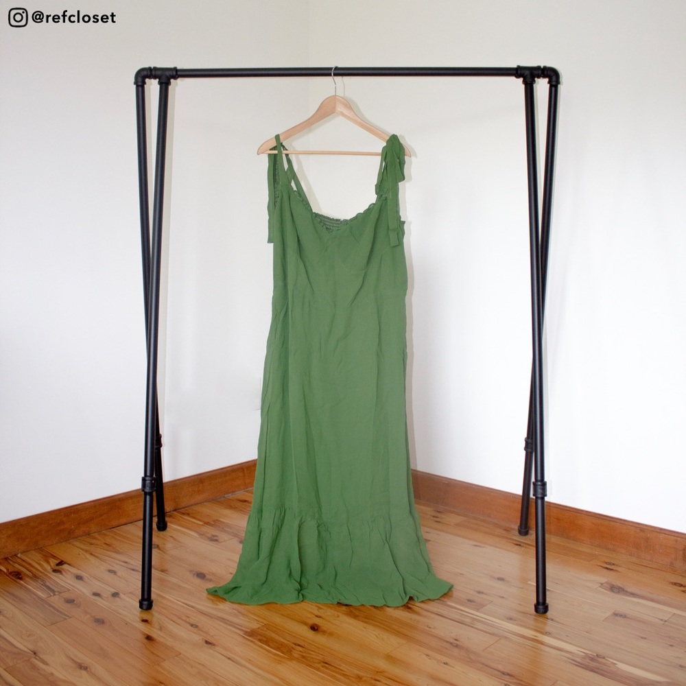 Reformation Nikita Dress (Moss) - Picture 2 of 4